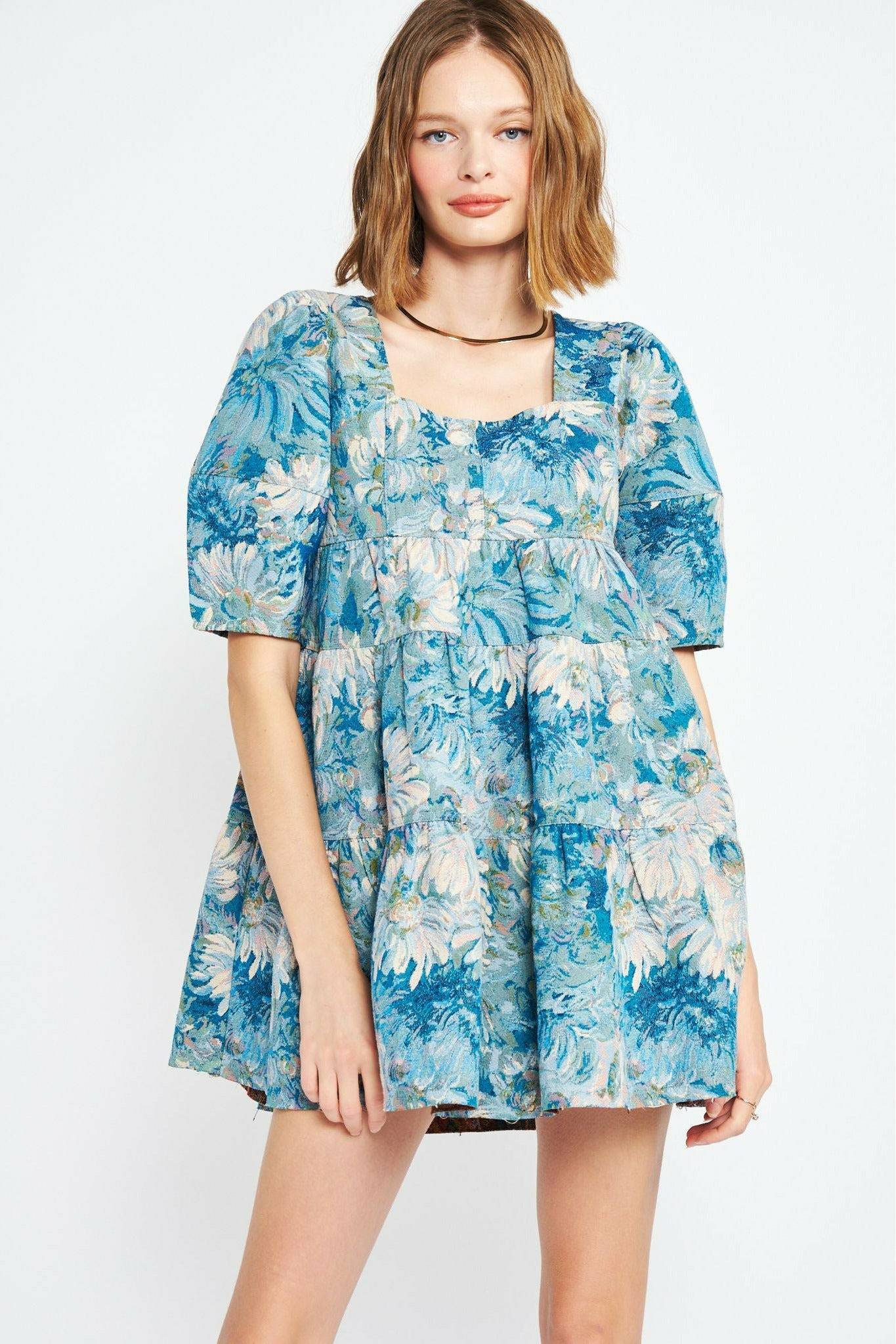 Jacquard Mini Dress Jacquard Mini Dress