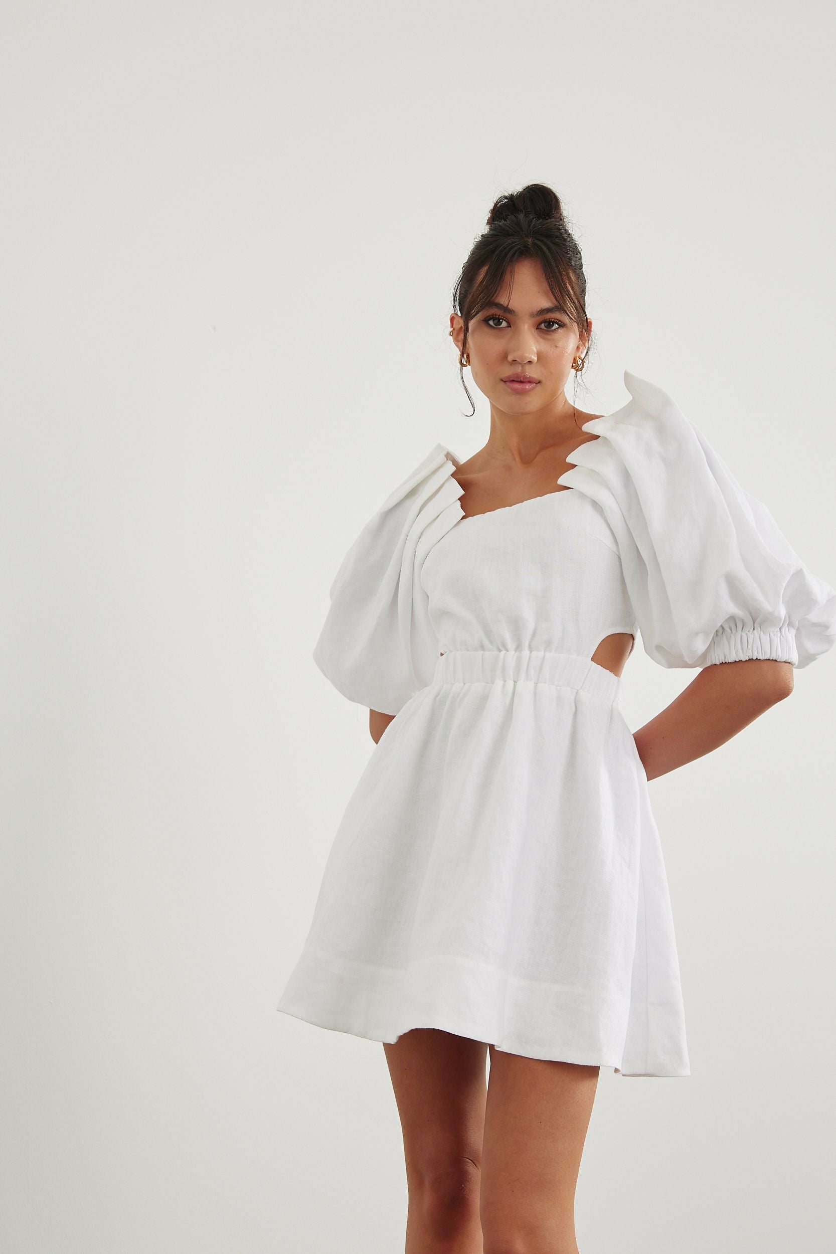 noble mini dress Noble Black Long Sleeve Mini Dress