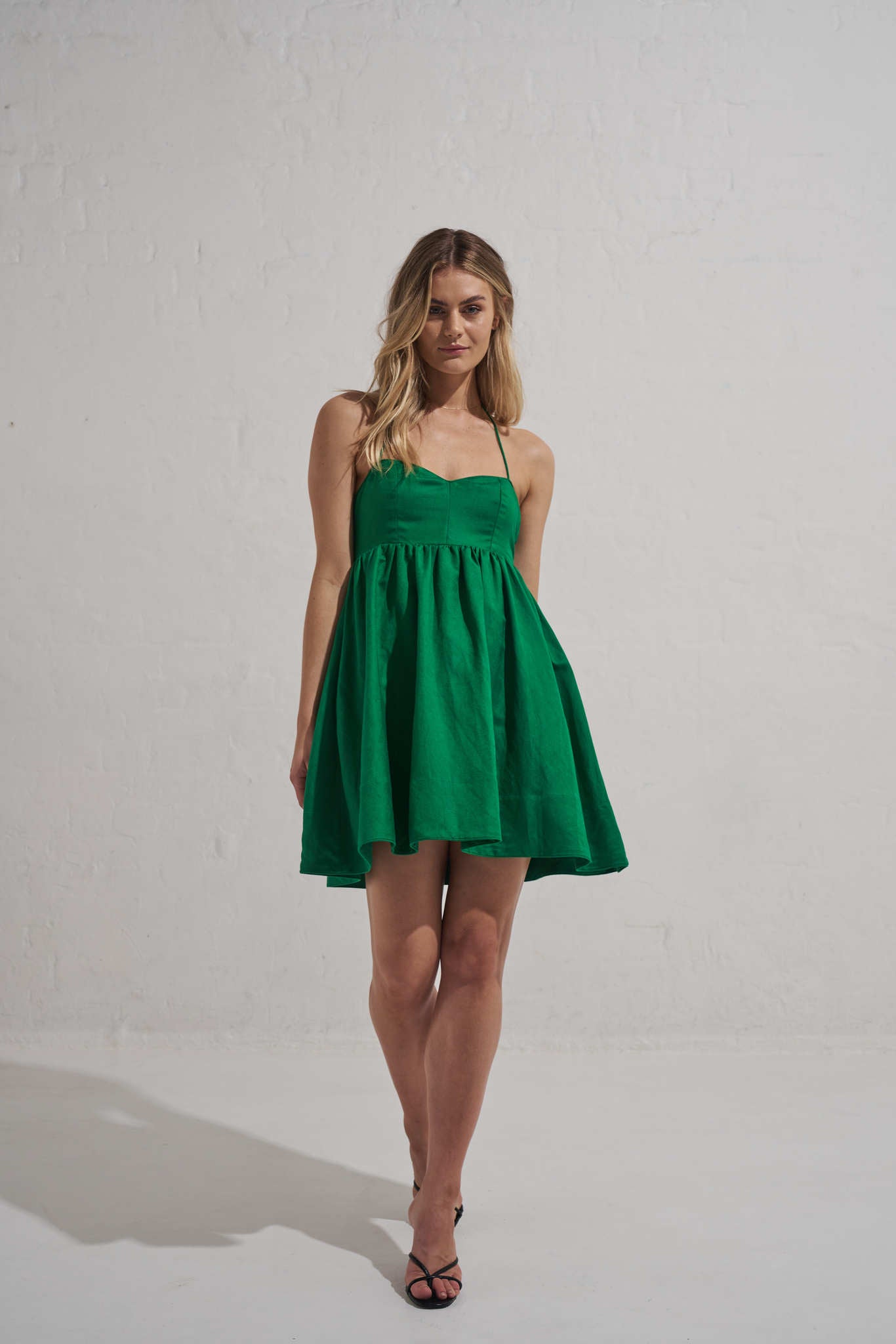 Willow Mini Dress - Kelly Green Willow Mini Dress - Kelly Green